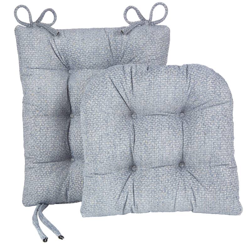 Klear Vu Tyson XL Rocking Chair Cushion Set - Delft Blue - Single