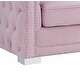 preview thumbnail 23 of 21, Silver Orchid Kovanko Velvet Upholstered Sofa