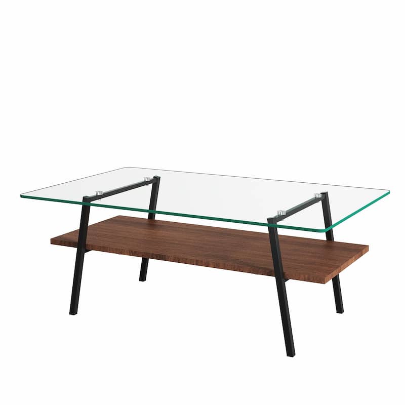 38.58'' Rectangle Coffee Table with Modern Design