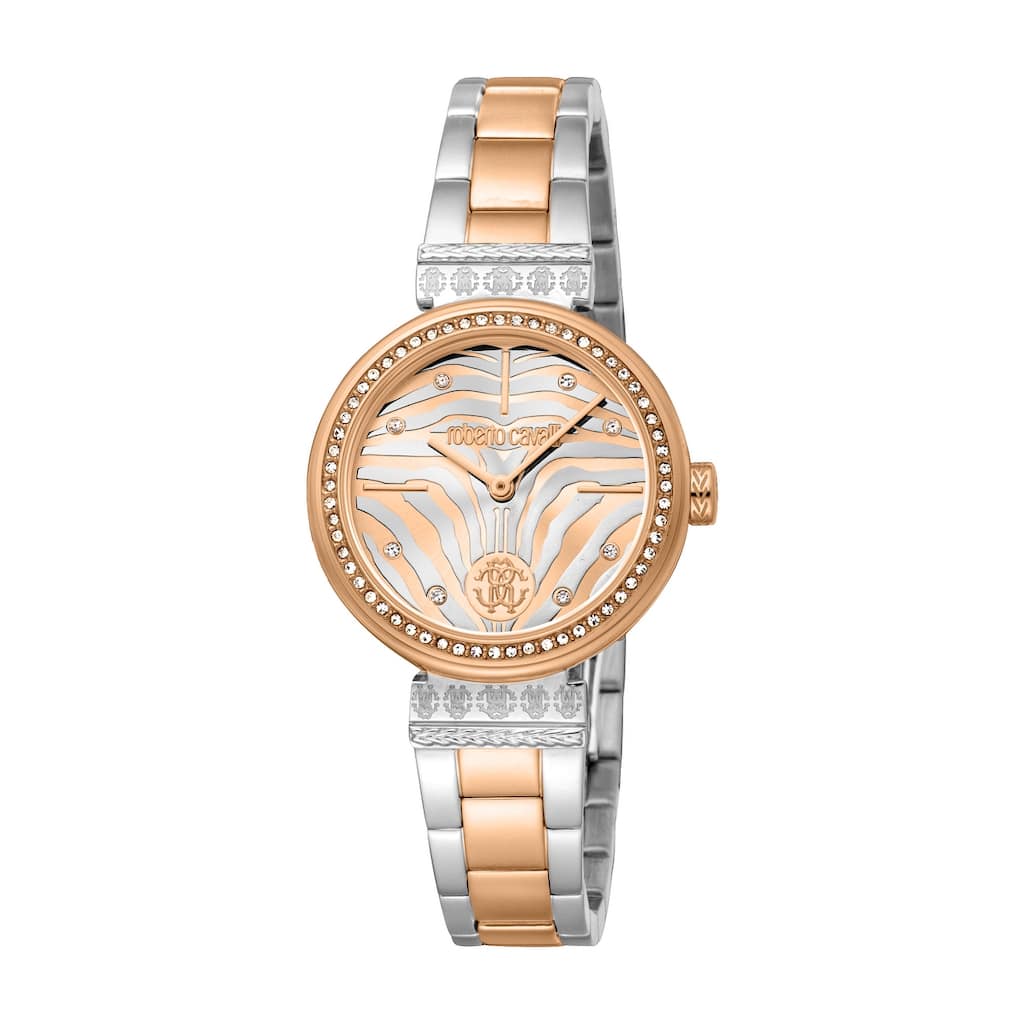 Roberto Cavalli Women RC5L080M0065 Quartz Watch - Two-Tone