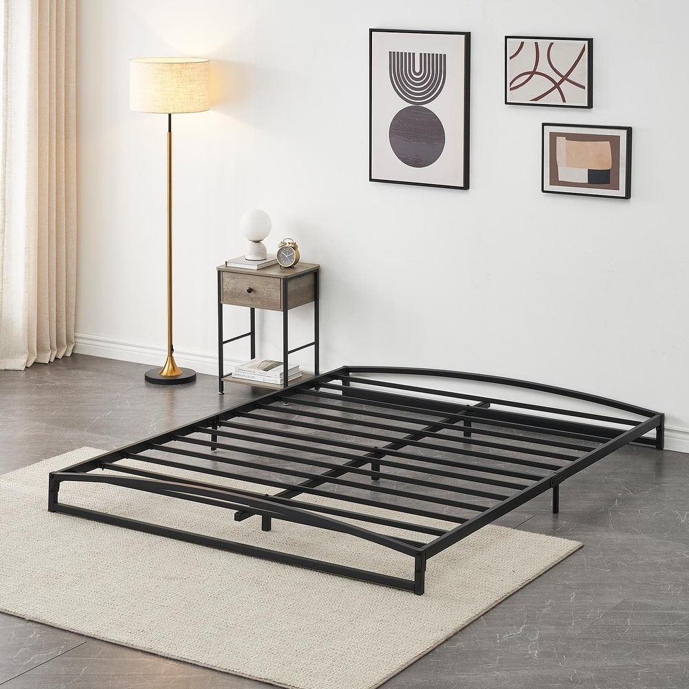 6 Inch Metal Platform Low Profile Bed Frame