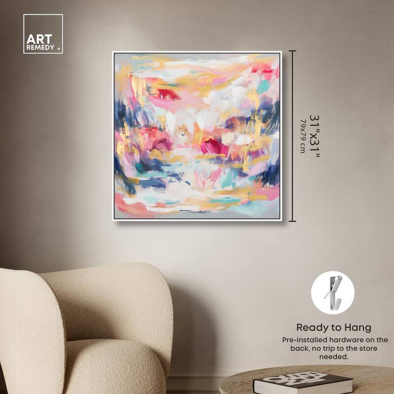 Balipink II Canvas by Art Remedy