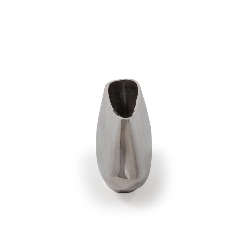 Aris Silver Decorative Metal Table Vase
