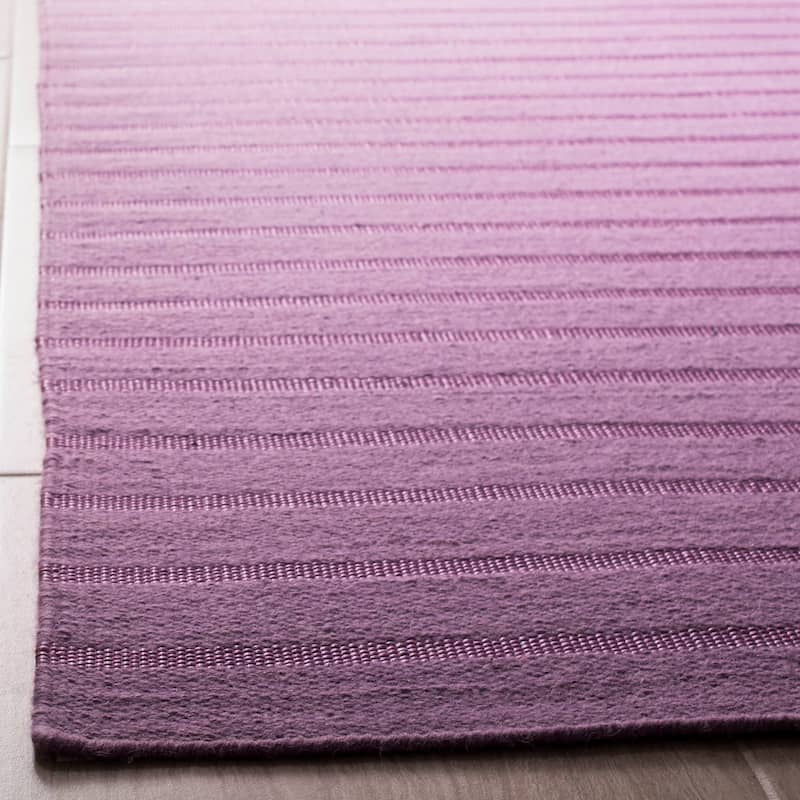 SAFAVIEH Handmade Flatweave Dhurries Purvoleta Modern Wool Rug