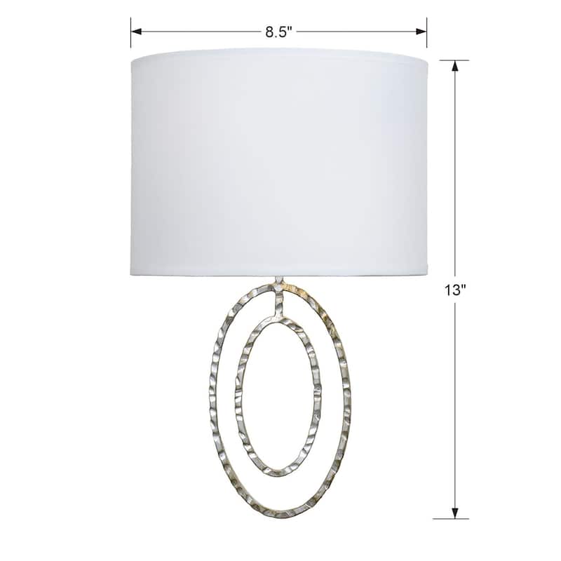 Crystorama Lighting Group Jolie 2 Light 13" High Wall Sconce with