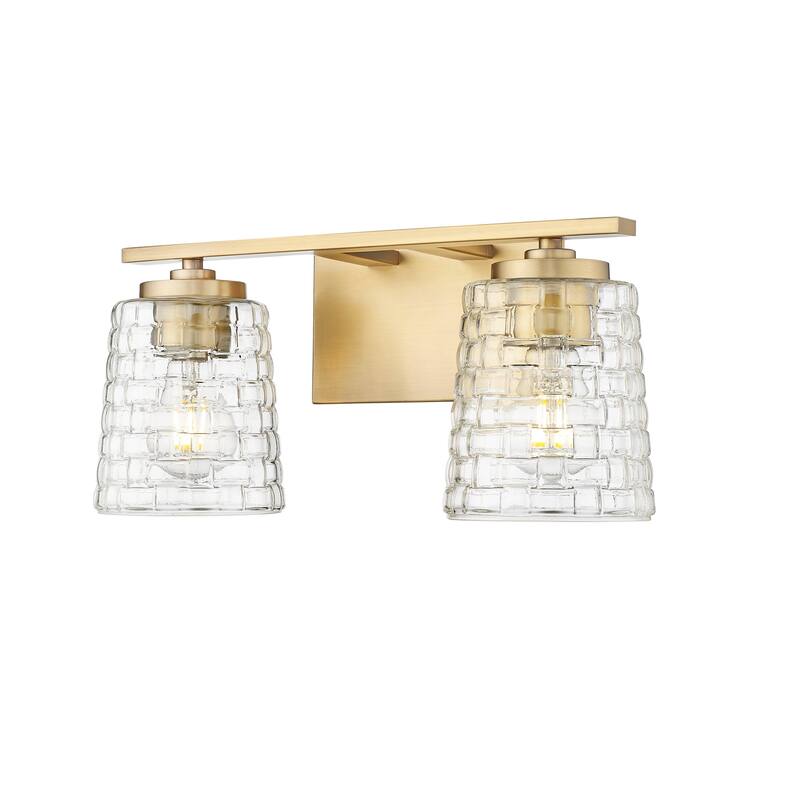 Millennium Lighting 22102 Saben 2 Light 15" Wide Vanity Light - Vintage Brass