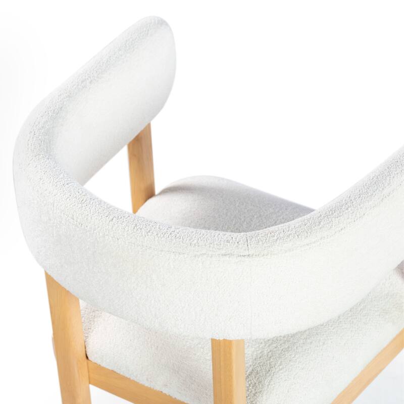 SAFAVIEH Couture Trystan Mid-Century Modern Arm Chair (Fully Assembled) - 24"W x 20"D x 31"H