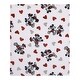 preview thumbnail 3 of 2, Disney Mickey Mouse & Minnie Mouse Plush Baby Blanket