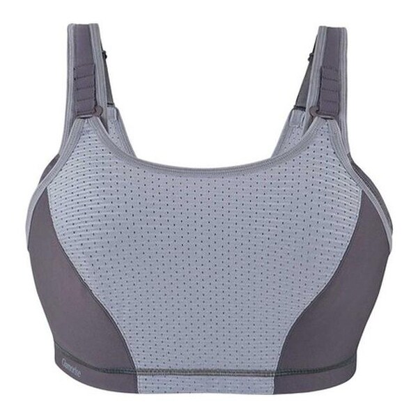 Shop Glamorise Women's Underwire Sports Bra Gray - On Sale ...