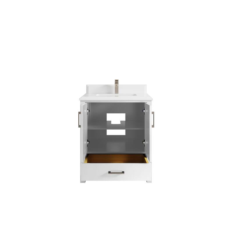 Willow Collections 30 in. W x 22 in. D Malibu Single Sink Bathroom Vanity with Countertop