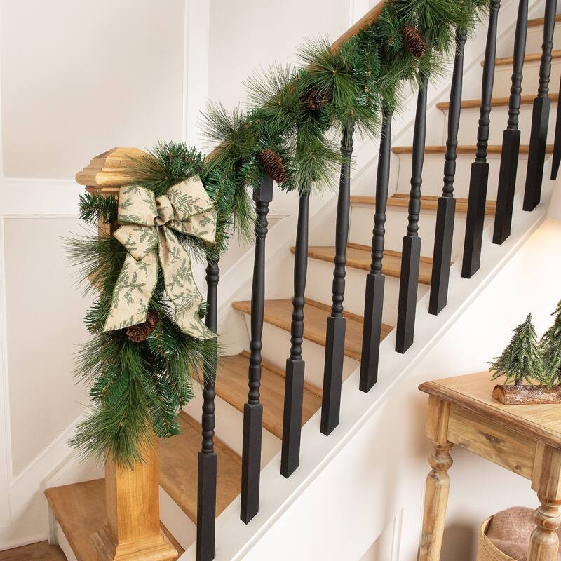 Mixed Pine and Pinecones Artificial Christmas Garland - 5.5' x 14" - Unlit