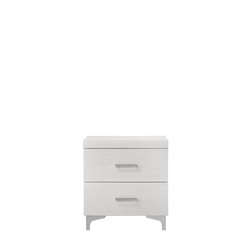 Casilda White Finish Nightstand