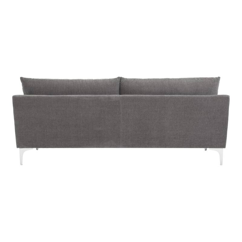 Aurelle Home Paul Modern Round Arm Sofa