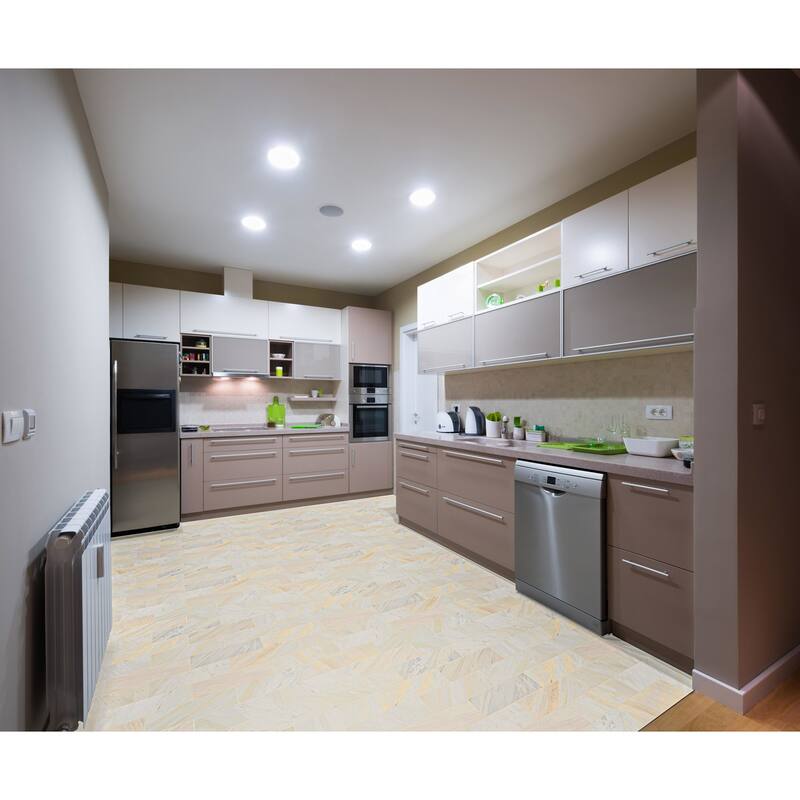 Ackland AKM-S-4X12TLH-CA 4" x 12" Marble Solid Floor and Wall Tile -