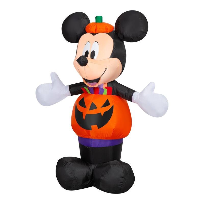 Airblown-Mickey Dressed in Pumpkin Outfit-Disney