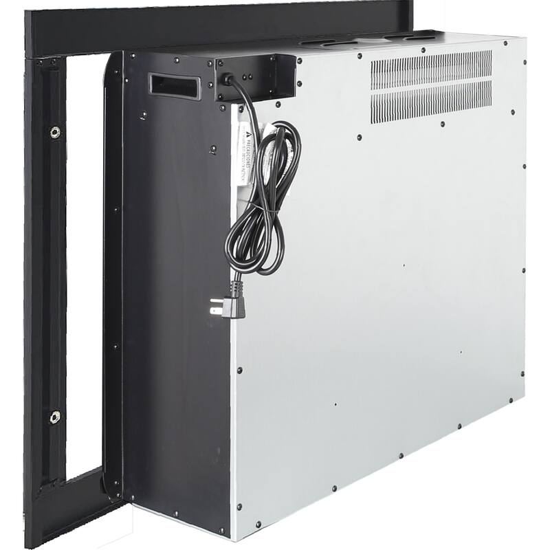 33" Infrared Electric Fireplace with Removable Trim Kit