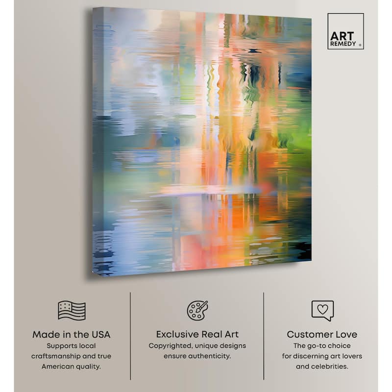 Spectrum's Embrace Canvas by Art Remedy, Gallery Wrapped