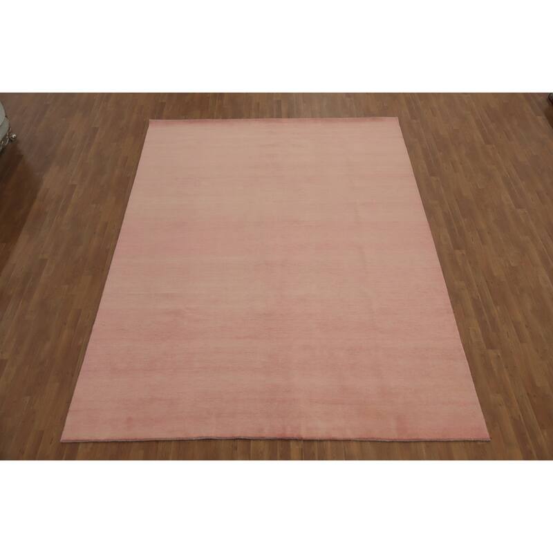 Vegetable Dye Modern Gabbeh Turkish Area Rug 9x12 - 12' 2'' X 9' 0''