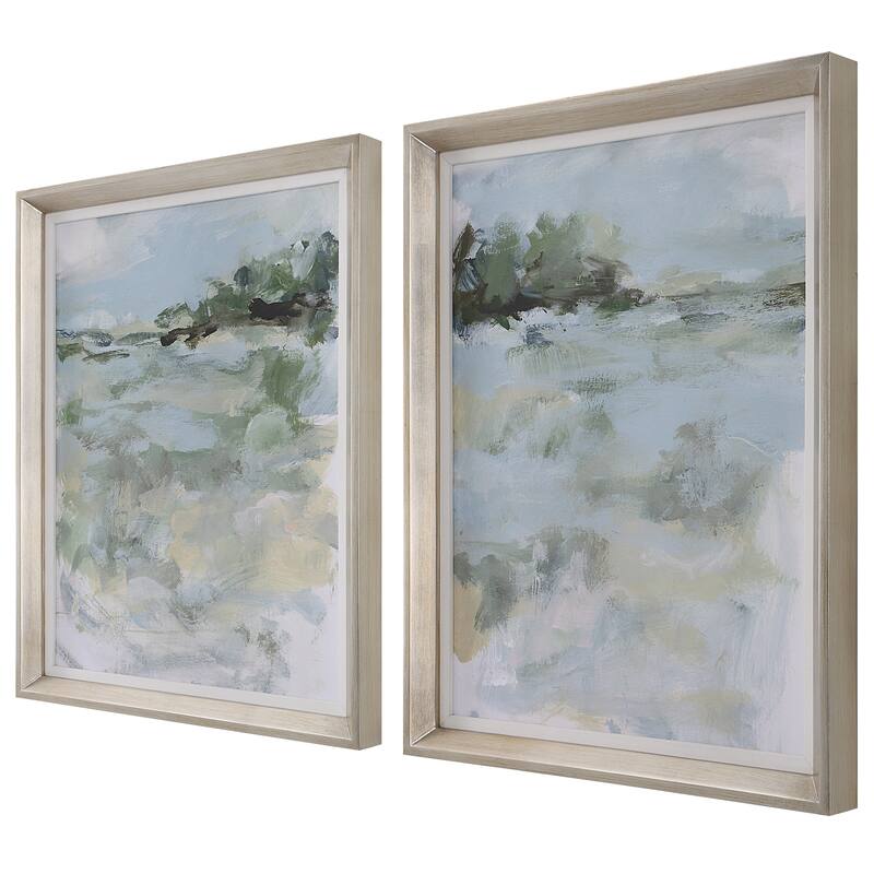 Uttermost Far Away View Framed Prints, Set/2 - 21"x27"x2"