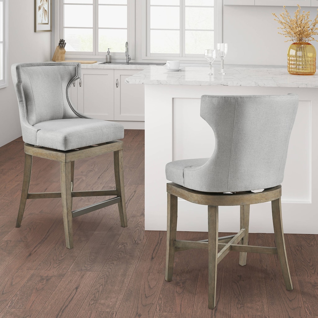 Madison Park Carson Swivel Counter Stool