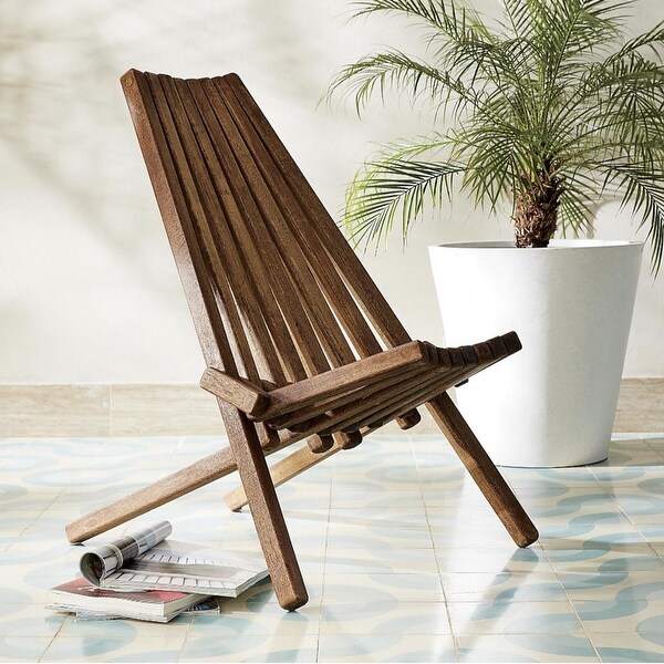 DREAMPATIO AMAYA Folding Wooden Outdoor Chair On Sale Bed Bath