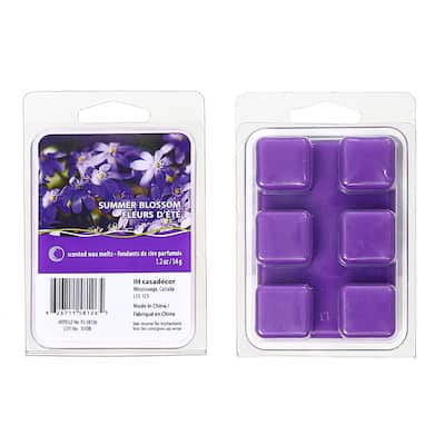 IH Casa Decor 6Pk Scented Wax Melts Summer Blossom - Set of 4