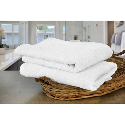 Ample Decor Hand Towel Pack of 2 100% Cotton Soft Highly Absorbent