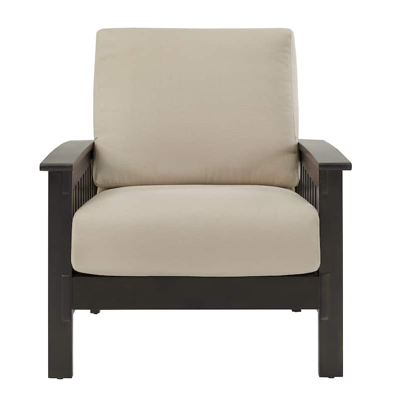 Hills Mission-Style Oak Accent Chair by iNSPIRE Q Classic