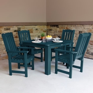 Lehigh 5-Piece Outdoor Dining Set - 42" x 42" Table, Dining-height