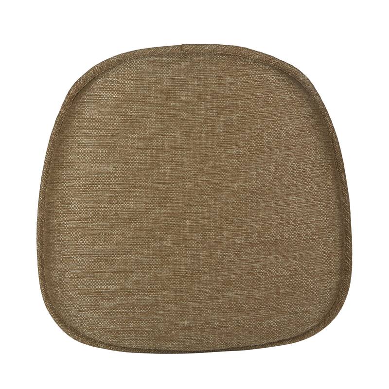 Klear Vu Gripper Non-Slip Mid Century Modern Shell Dining Chair Upholstered Cushion