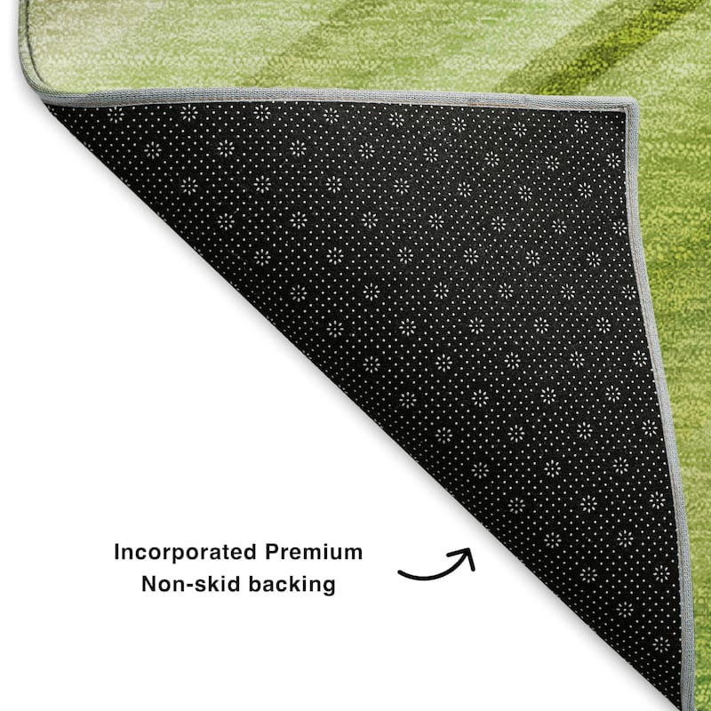 Premium Washable Super Soft Striped Abstract Mayfield Rug
