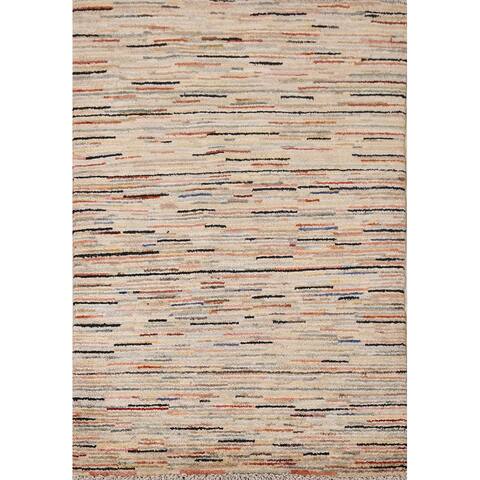 Modern Gabbeh Kashkoli Area Rug Wool Hand-knotted Oriental Carpet - 2'4" x 3'4"