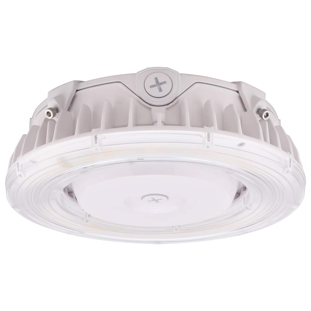 LED Canopy Fixture 75 Watt CCT Selectable White Finish