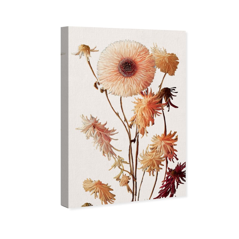 Wynwood Studio Canvas Floral and Botanical Van Gogh Florals White and Cream White Farmhouse Wall Art Canvas Print
