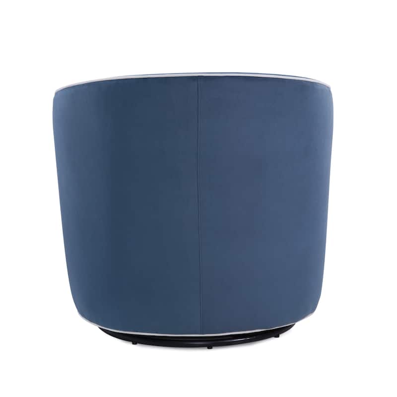 Kenton Barrel Style Swivel Chair by Greyson Living