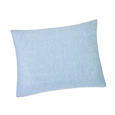 Below Zero Cooling Channel Quilted Pillow - Blue