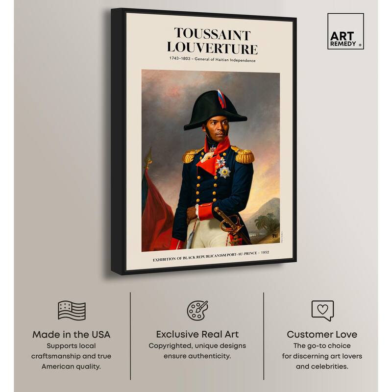Toussant Louverture Canvas by Art Remedy
