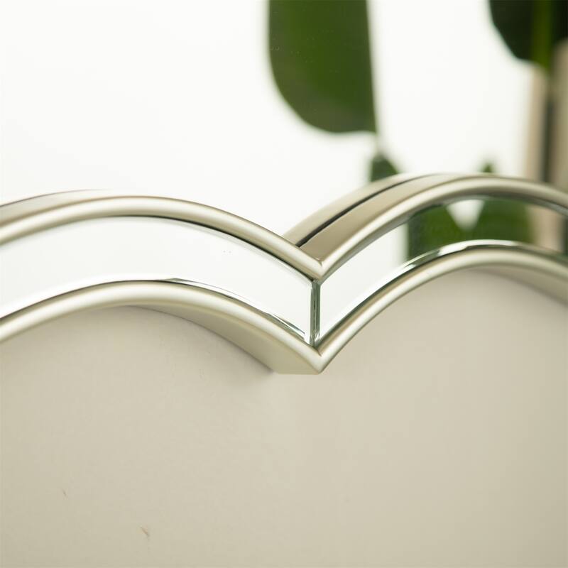 Curvilinear Gold 24" Wall Mirror