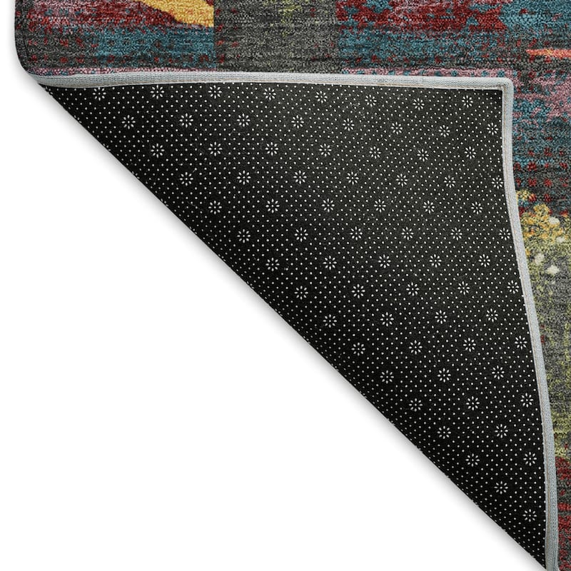 Machine Washable Indoor/ Outdoor Desert Inspiration Chantille Rug