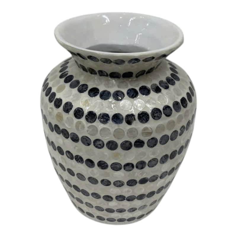 Shell Pottery Decorative Vase Modern Handcrafted Versatile Home Decor