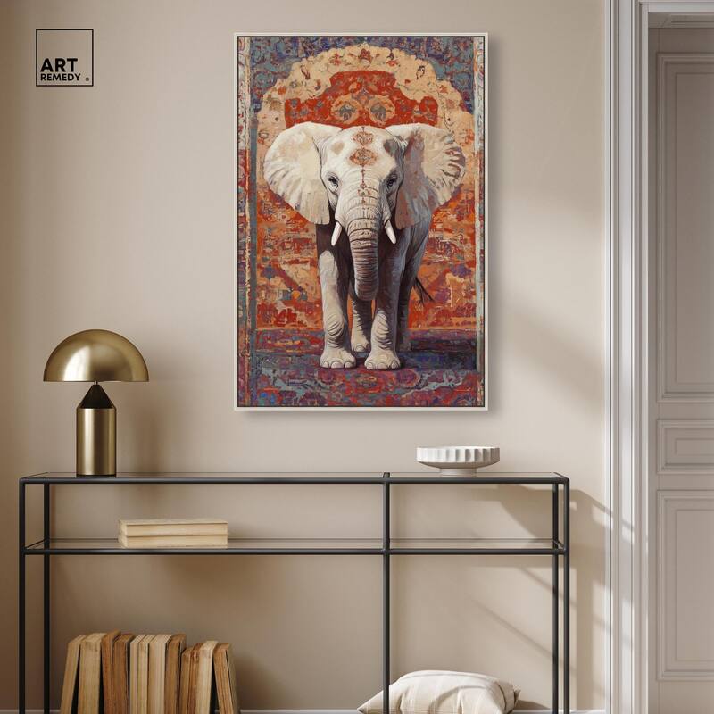 Elephant Archway Canvas by Art Remedy