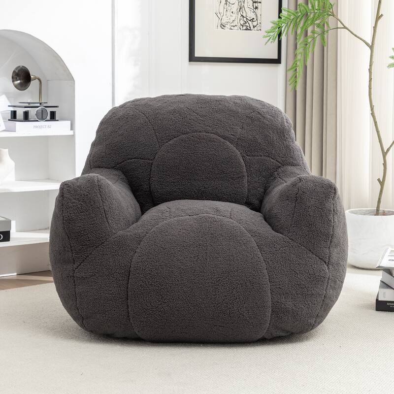 Bean Bag Chair Soft Fluffy Lazy Sofa with Memory Foam