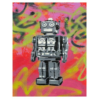 Robot by Grand Image Canvas Art Print