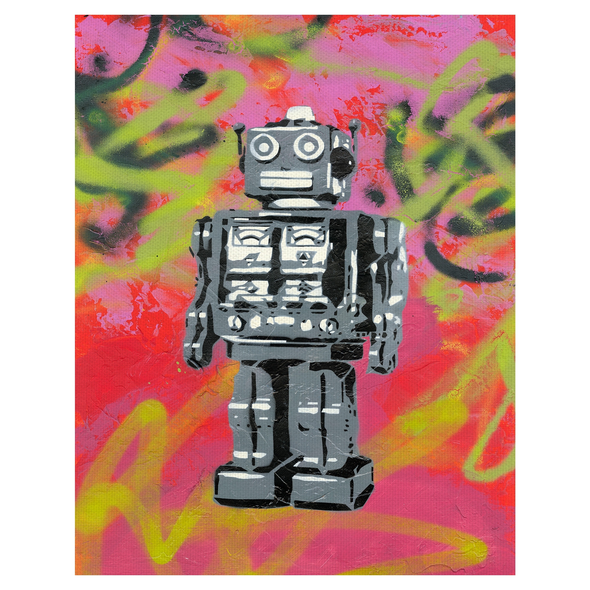Robot by Grand Image Canvas Art Print