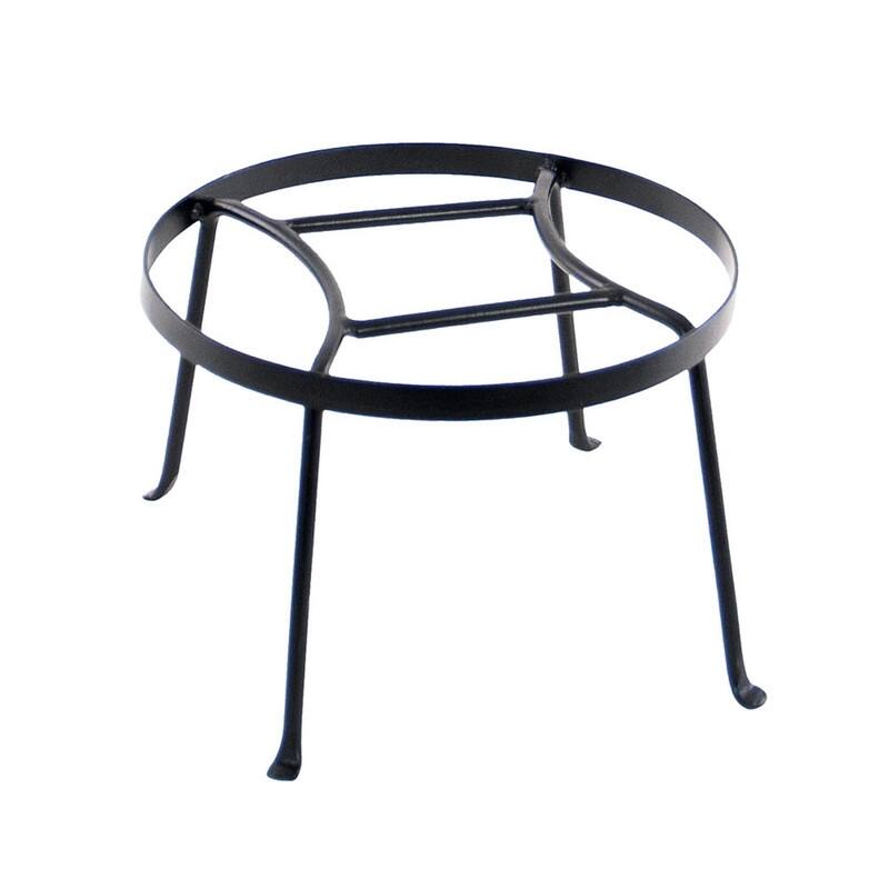 Achla Designs Indoor Outdoor Diamond Shaped Argyle Plant Stand I, 8 Inch Tall, Roman Bronze Powder Coat Finish