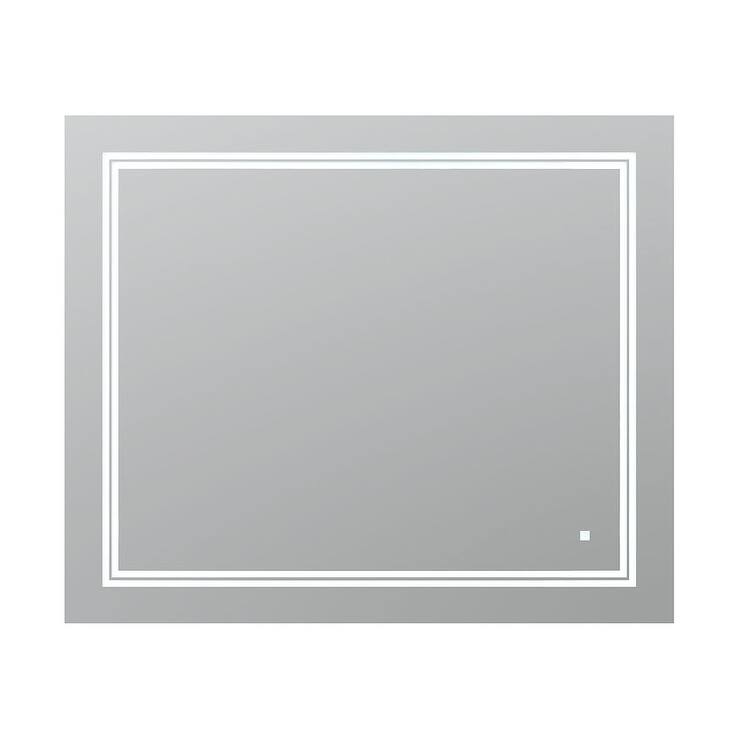 AQUADOM Soho 36" Led Lighted Mirror for Bathroom Defogger, Backlit and Front-Lit - 36"x30"x1"