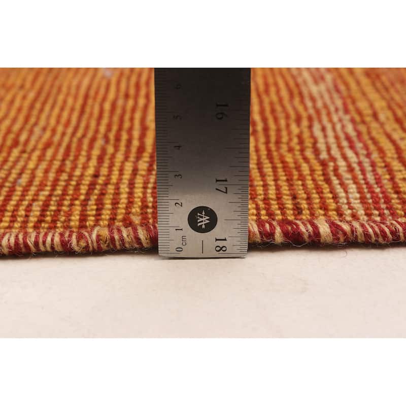 ECARPETGALLERY Flat-Weave Ankara FW Copper Wool Kilim - 8'1 x 9'10