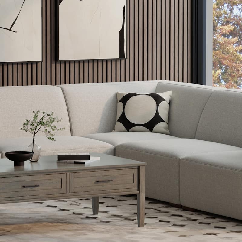 WYNDENHALL Biggs Corner Sofa Module - Pale Grey
