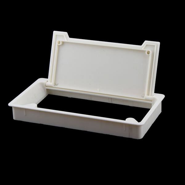 Shop Plastic Rectangular Pc Desk Cable Grommets Wire Hole Cover