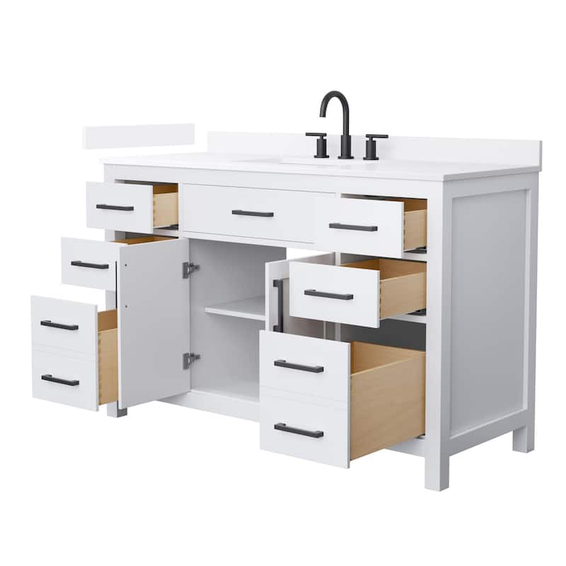Wyndham Collection WCG2424-54S-QTZ-US3MXX Beckett 54" Free Standing